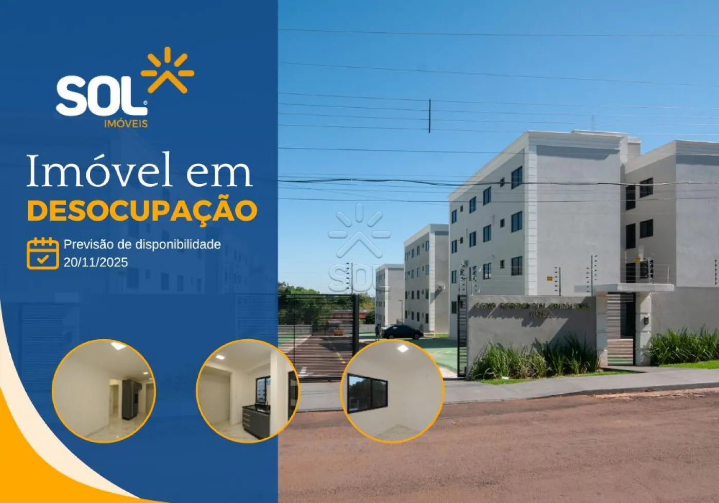Apartamento para locação, Condomínio Residencial Crisálidas - Foz do Iguaçu/PR